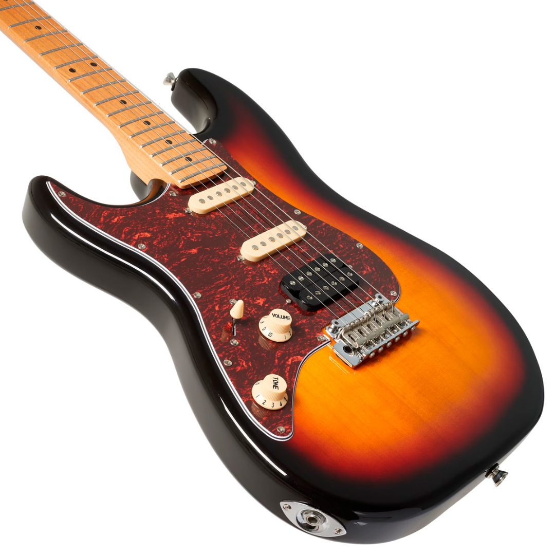 Guitarra Eléctrica Stratocaster JET Color SUNBURST JS-400 LH