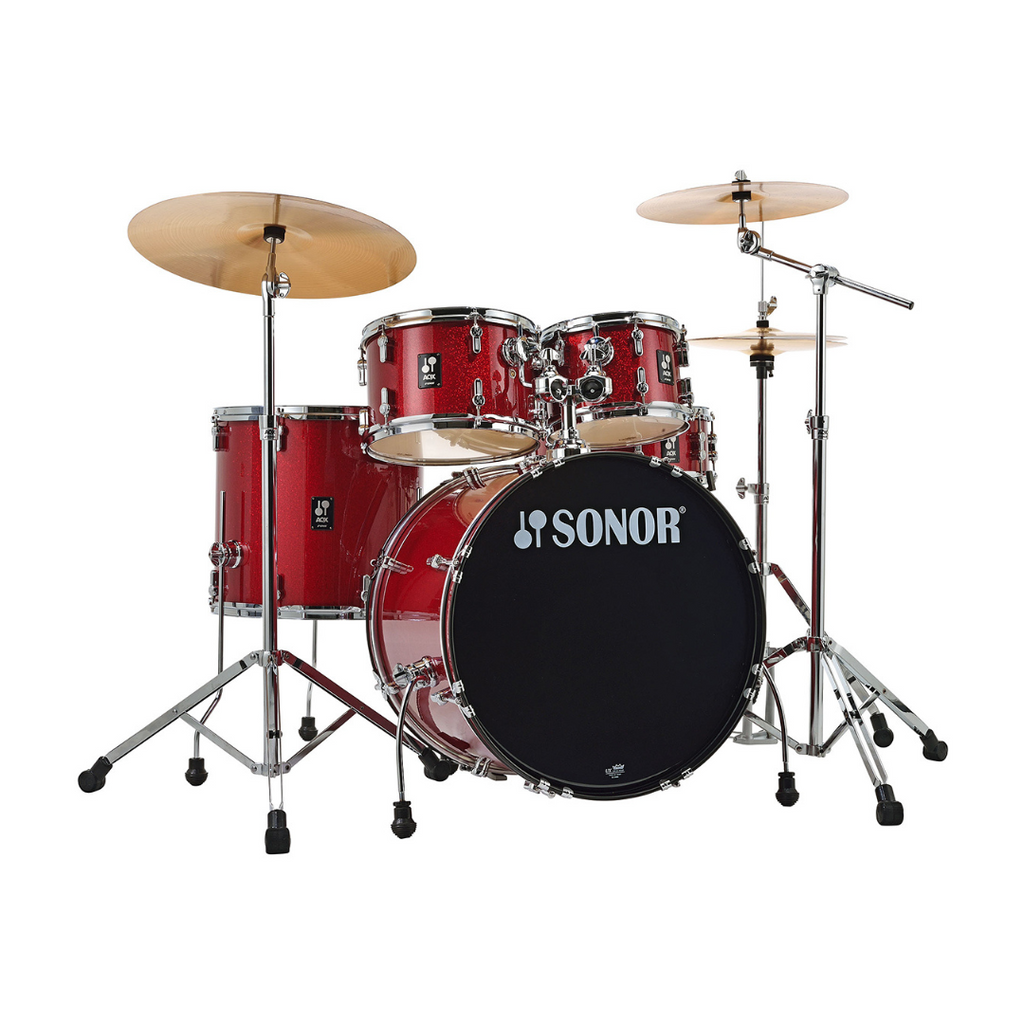 Bateria Con Platillos SONOR AQX STUDIO SET RED