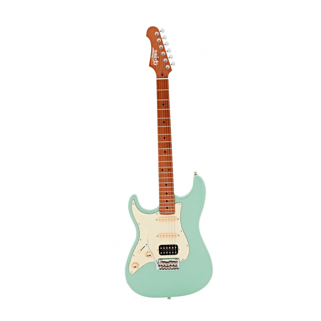Guitarra Eléctrica Stratocaster JET Color VERDE ESPUMA JS-400 LH