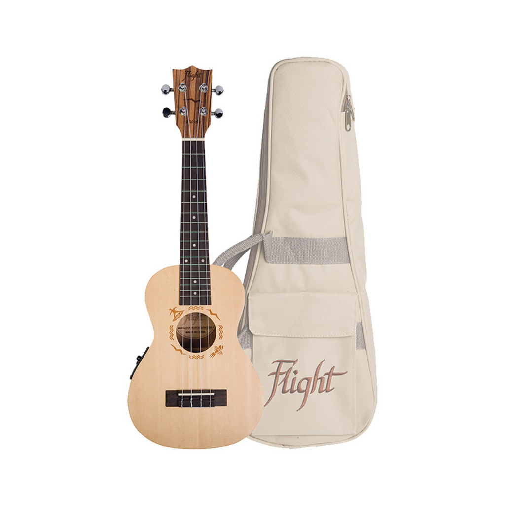 Ukelele Concierto Electroacústico FLIGHT DUC525 EQ SP/ZEB
