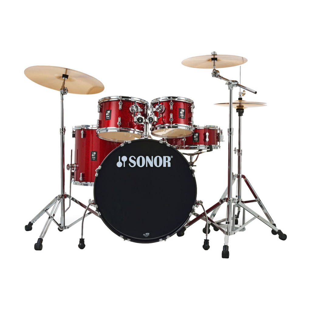 Bateria Con Platillos SONOR AQX STUDIO SET RED