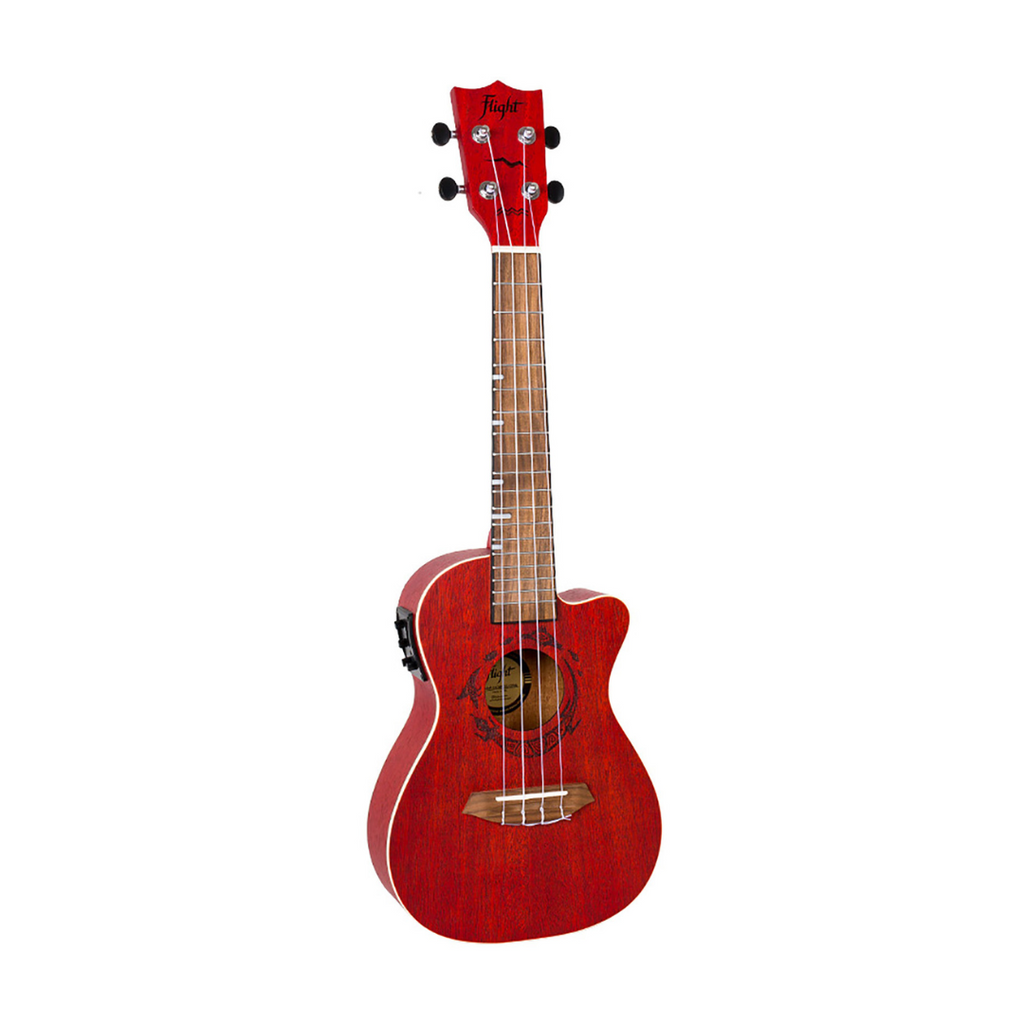Ukelele Concierto Electroacústico FLIGHT DUC 380 CEQ CORAL
