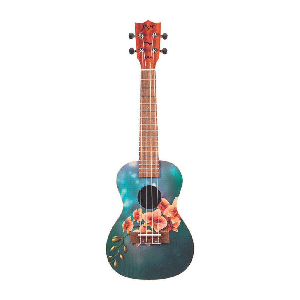 Ukelele Concierto FLIGHT AUC-33 ORCHID