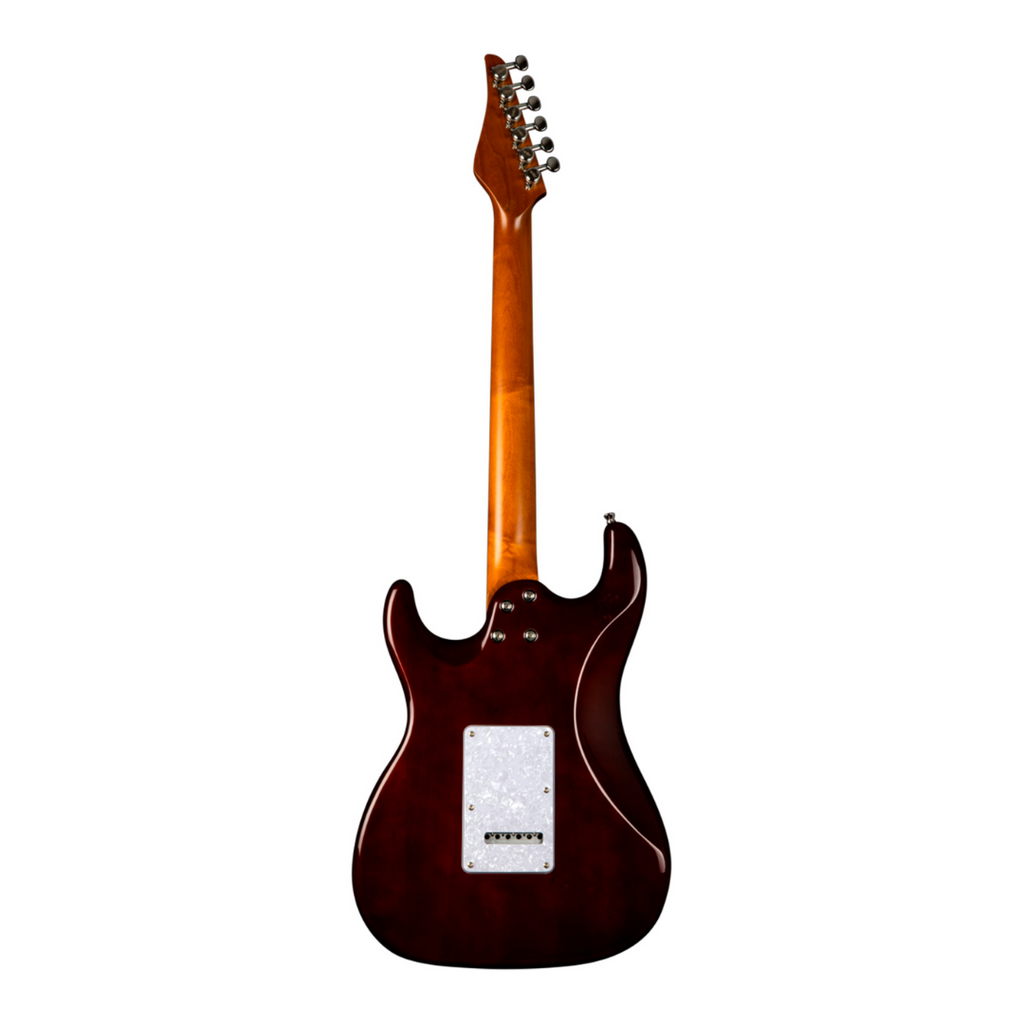 Guitarra Eléctrica Stratocaster JET Color MARRÓN TRANSPARENTE JS-450Q