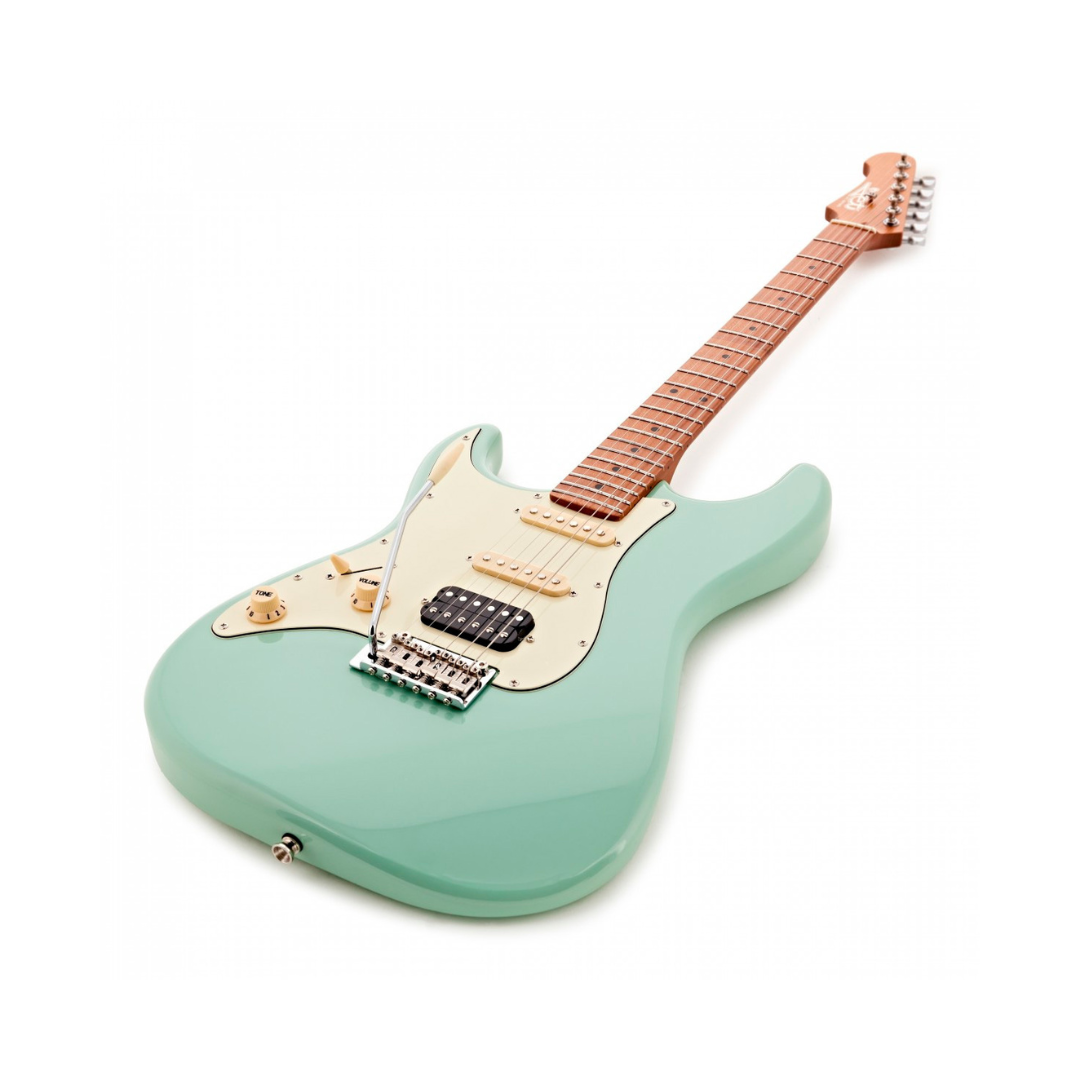 Guitarra Eléctrica Stratocaster JET Color VERDE ESPUMA JS-400 LH