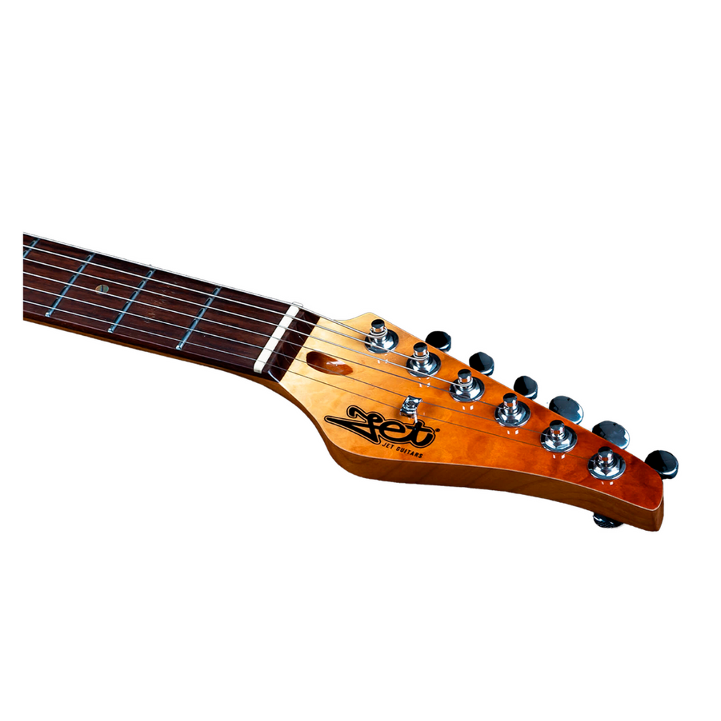 Guitarra Eléctrica Stratocaster JET Color FIREBURST FLAME JS-45 ELITE