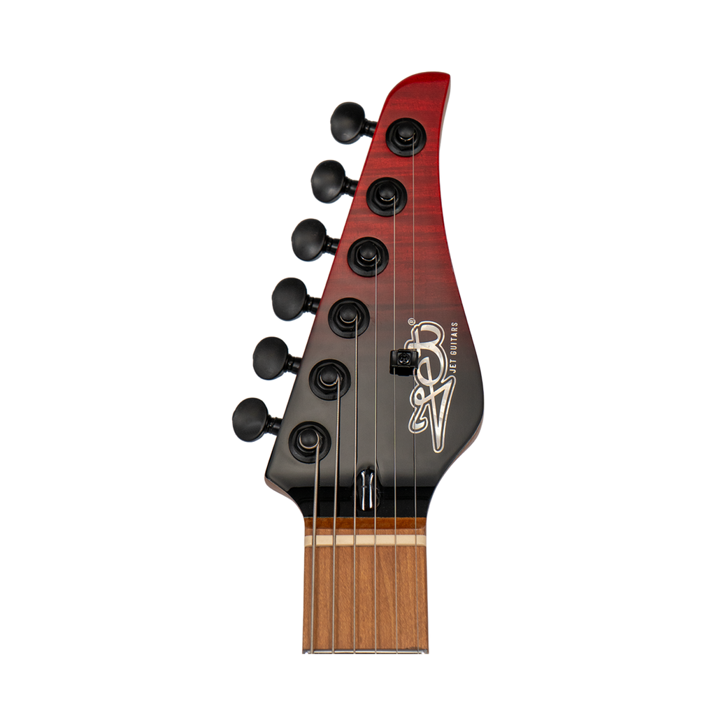 GUITARRA JET GUITARS ELECT. JS-1000V TRANSPARENT RED