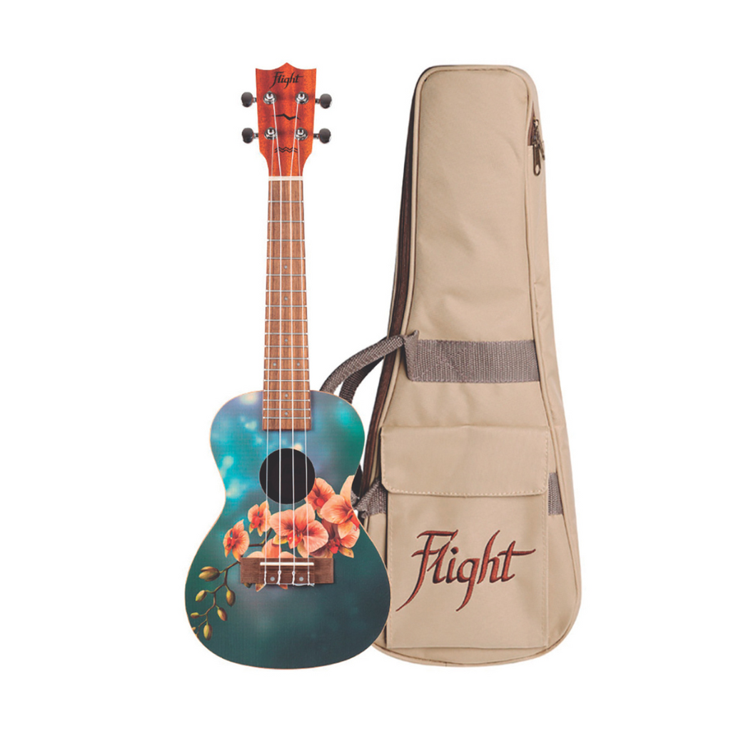 Ukelele Concierto FLIGHT AUC-33 ORCHID