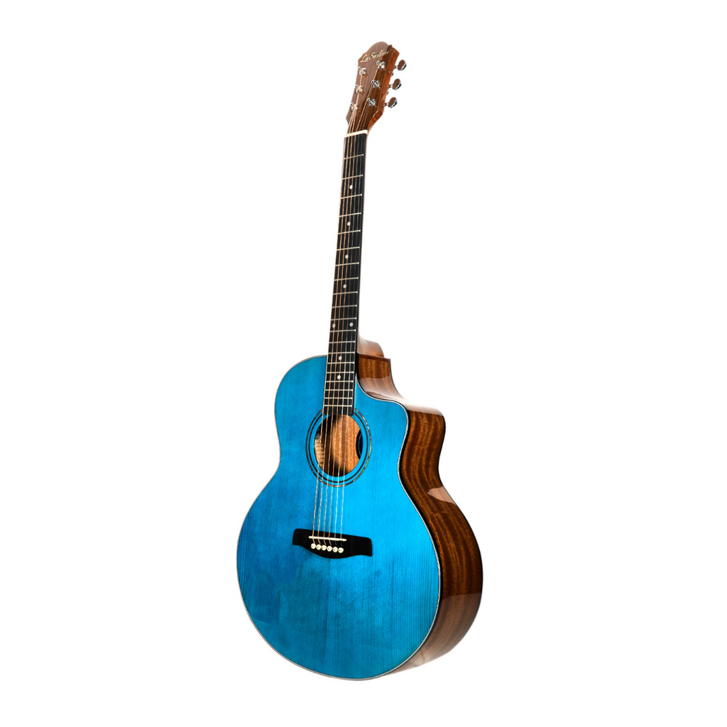 Guitarra Electrocústica Azul LA SEVILLANA GA-321CEQ BLUE