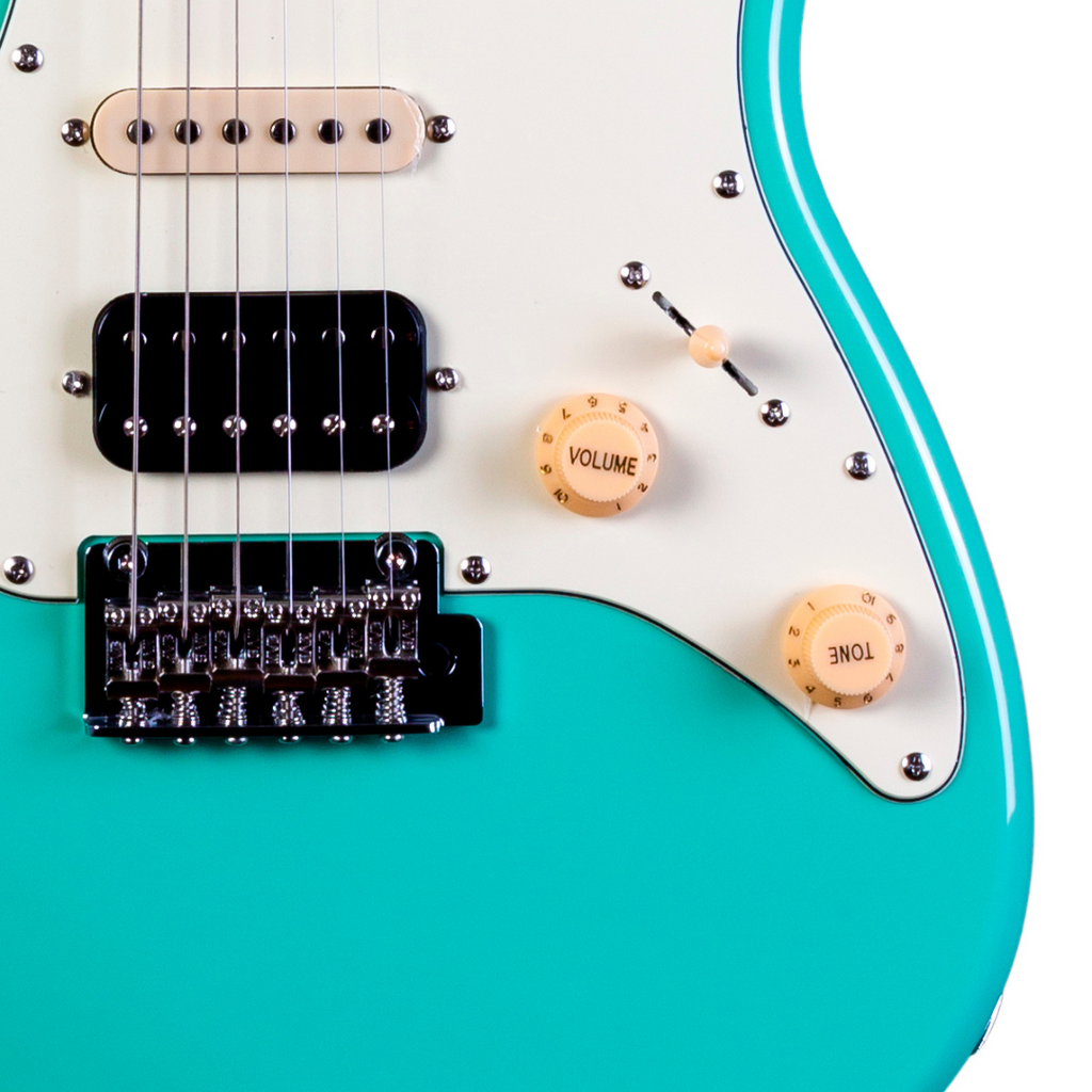 Guitarra Eléctrica Stratocaster Verdeacua JS400 SFG Jet