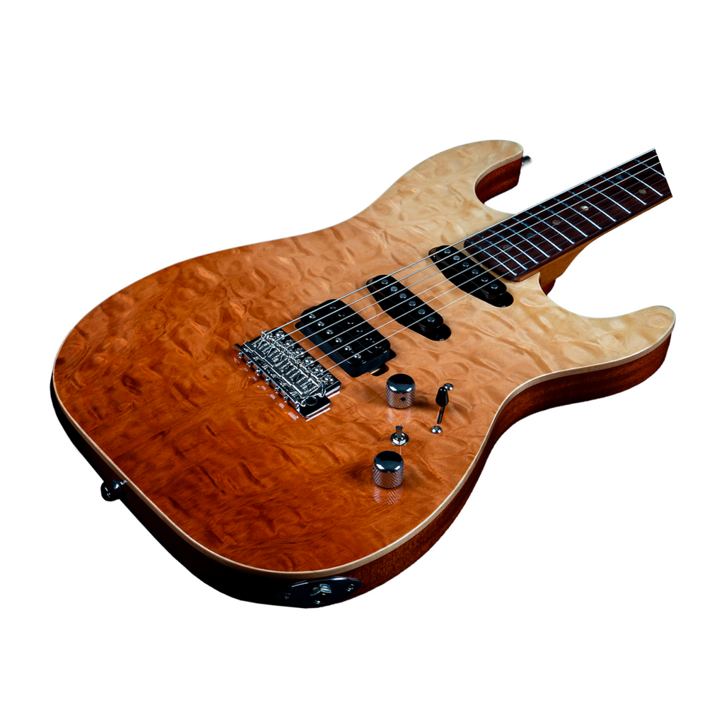 Guitarra Eléctrica Stratocaster JET Color FIREBURST FLAME JS-45 ELITE
