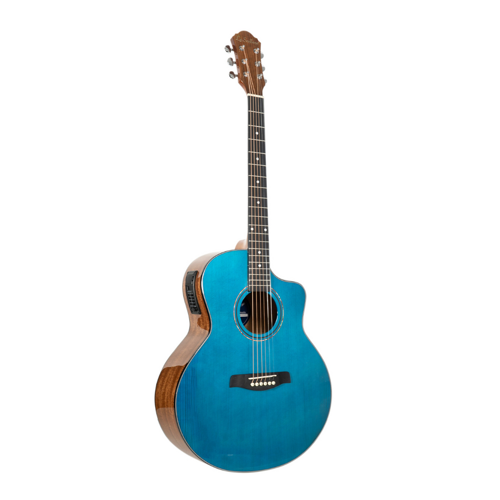 Guitarra Electrocústica Azul LA SEVILLANA GA-321CEQ BLUE