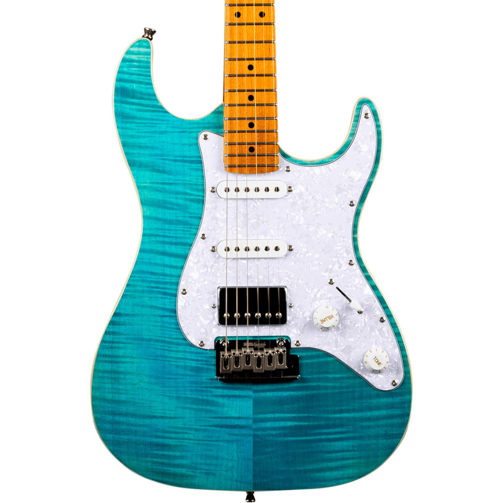 Guitarra Eléctrica Ocean Blue Js450 Jet Guitar