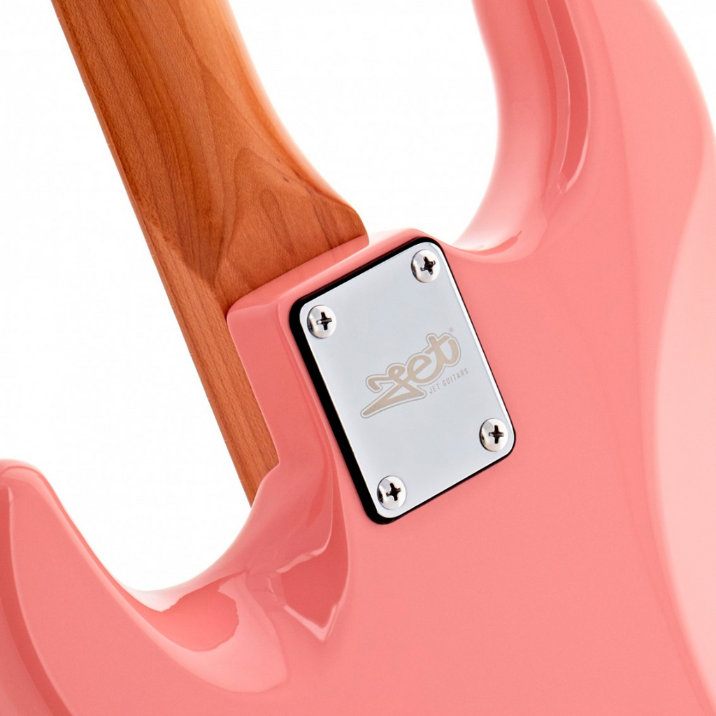 Guitarra Eléctrica Stratocaster JET Color ROSA BORGOÑA JS-300