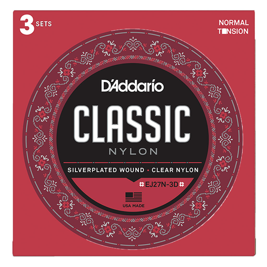 Cuerdas Daddario Classic EJ27N 3-PACK
