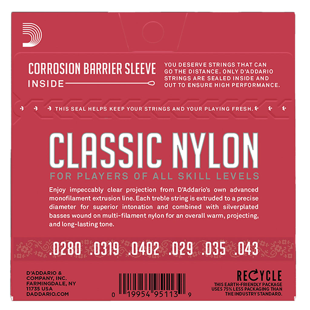 Cuerdas Daddario Classic EJ27N 3-PACK
